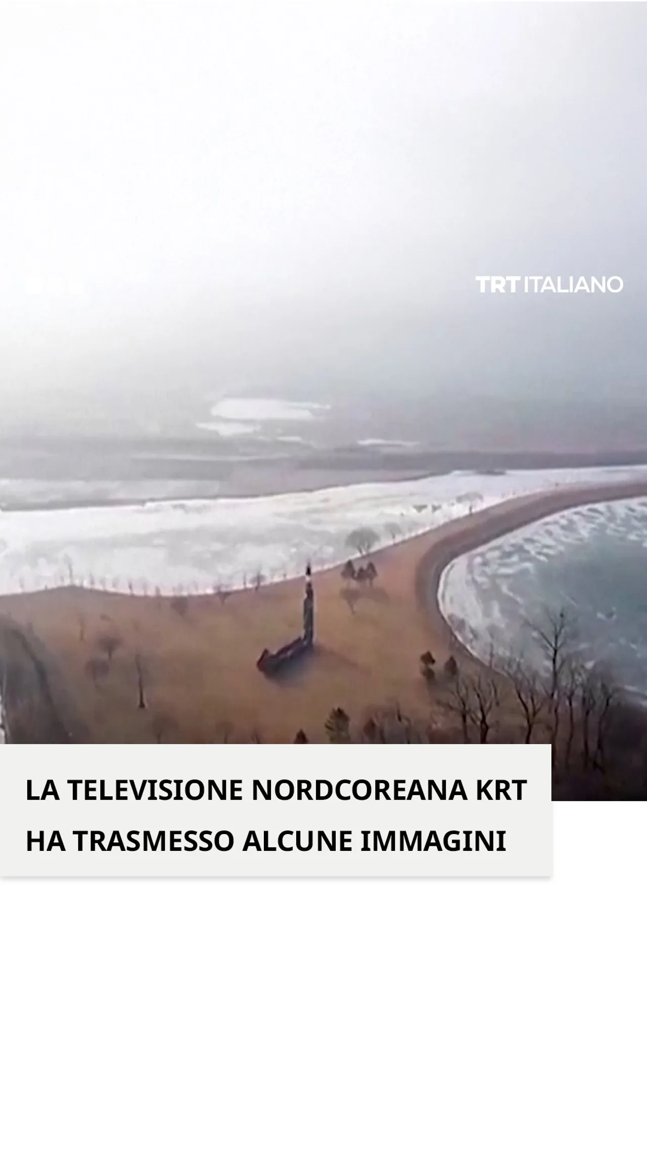 La televisione nordcoreana KRT ha trasmesso alcune immagini